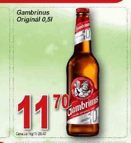 Lidl Pivo gambrinus nabídka