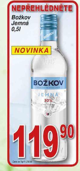 Lidl Božkov vodka nabídka
