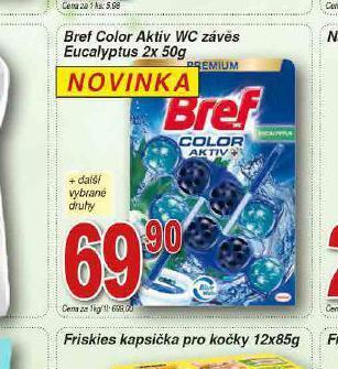 Lidl Bref wc blok nabídka