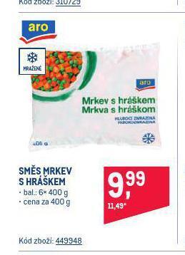 Makro Směs mrkev s hráškem nabídka