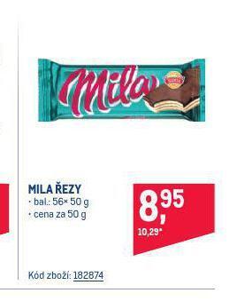 Makro Mila řezy nabídka