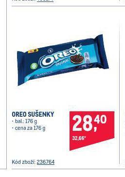 Makro Oreo sušenky nabídka