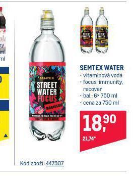 Makro Semtex water nabídka