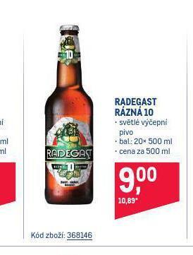 Makro Pivo radegast nabídka