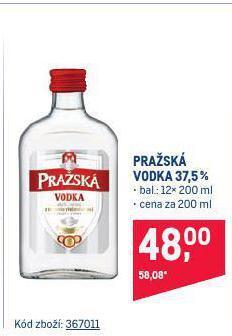 Makro Pražská vodka nabídka