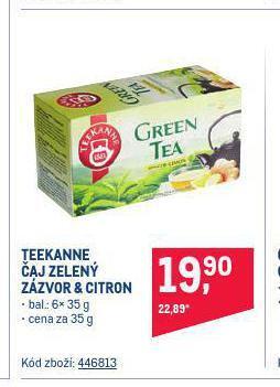 Makro Teekanne čaj nabídka