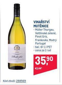 Makro Vinařství mutěnice nabídka