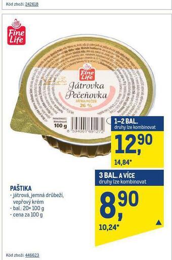 Makro Paštika nabídka