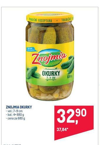 Makro Znojmia okurky nabídka