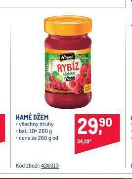 Makro Hamé džem nabídka