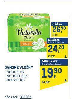 Makro Dámské vložky nabídka