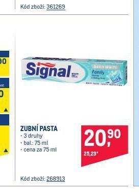 Makro Signal zubní pasta nabídka