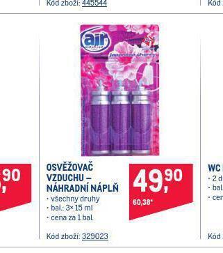 Makro Osvěžovač vzduchu nabídka