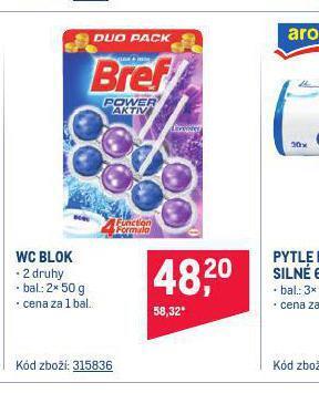Makro Bref wc blok nabídka