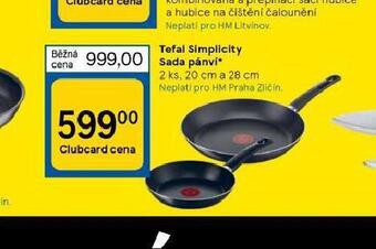 Tesco Tefal sada pánví nabídka
