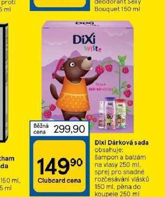 Tesco Dixi dárková sada nabídka