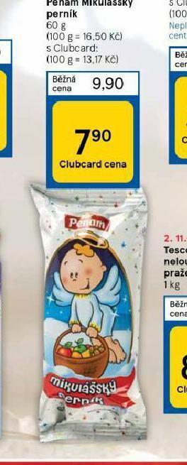 Tesco Penam mikulášský perník nabídka