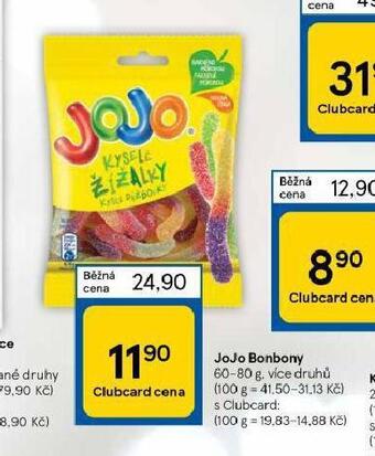 Tesco Jojo bonbony nabídka