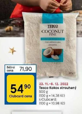 Tesco Tesco kokos strouhaný nabídka