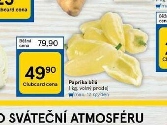 Tesco Paprika bílá nabídka