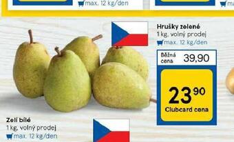 Hrušky zelené