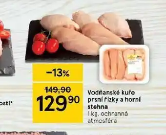 Tesco Kuřecí prsní řízky a horní stehna nabídka
