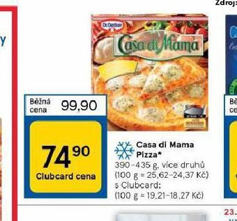 Tesco Casa di mama pizza nabídka