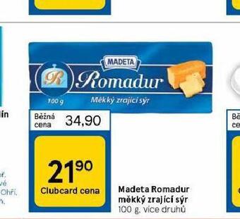 Tesco Madeta romadur nabídka
