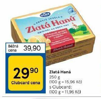 Tesco Zlatá haná nabídka