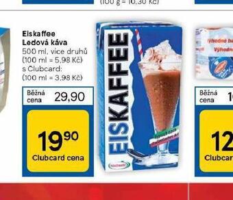 Tesco Eiskaffee ledová káva nabídka