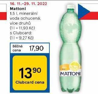 Tesco Mattoni ochucená nabídka