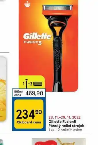 Tesco Gillette fusion5 pánský holicí strojek nabídka