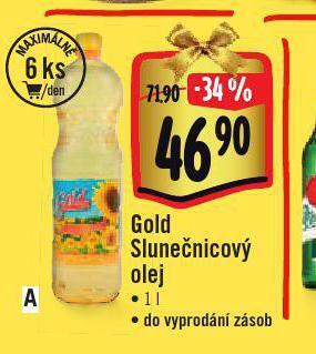 Jip Gold slunečnicový olej nabídka