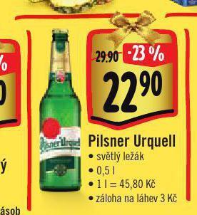 Jip Pivo pilsner urquell nabídka