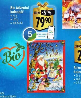 Albert Bio adventní kalendář nabídka