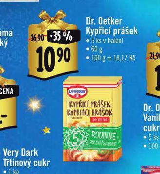 Albert Dr. oetker kypřicí prášek nabídka