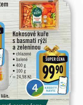 Jip Kokosové kuře s basmati rýží a zeleninou nabídka