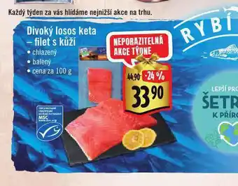 Jip Divoký losos keta - filet s kůží nabídka