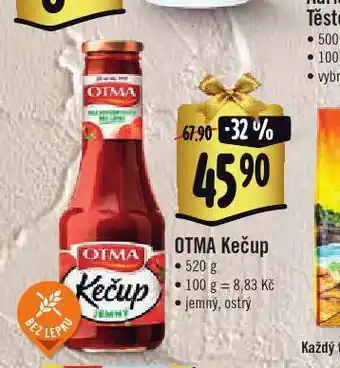 Jip Otma kečup nabídka
