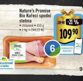 Albert Bio kuřecí spodní stehna nabídka