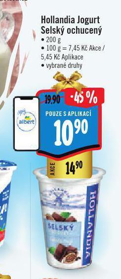 Albert Hollandia jogurt nabídka