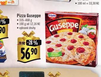 Albert Pizza guseppe nabídka