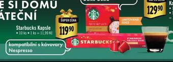 Albert Kávové kapsle starbucks nabídka