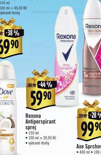 Albert Rexona antiperspirant nabídka