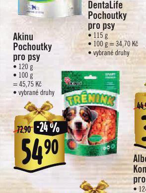 Albert Akinu pochoutky pro psy nabídka