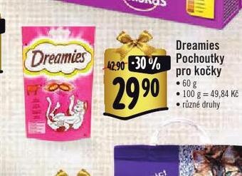 Albert Dreamies pochoutky pro kočky nabídka