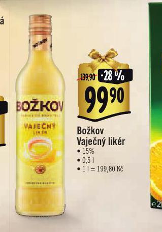 Albert Božkov vaječný likér nabídka