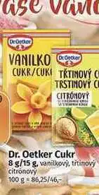Coop Dr. oetker cukr 8 g/15 g, vanilkový, třtinový citrónový nabídka