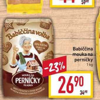 Billa Babiččina mouka na perníčky 1 kg nabídka