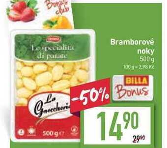 Billa Bramborové noky 500 g nabídka